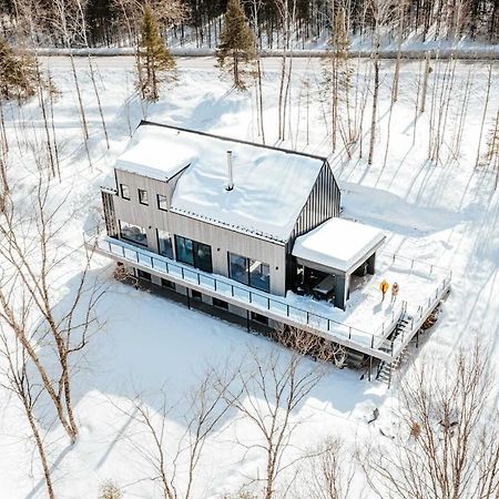 Chalet Flodhaus- Bord Riviere St-Maurice Saint Roch de Mekinac Bagian luar foto