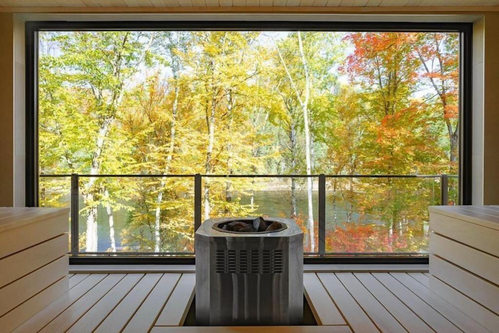 Chalet Flodhaus- Bord Riviere St-Maurice Saint Roch de Mekinac Bagian luar foto