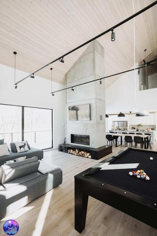 Chalet Flodhaus- Bord Riviere St-Maurice Saint Roch de Mekinac Bagian luar foto